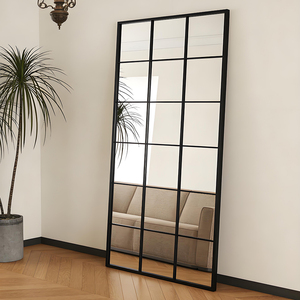 Specchio <span class=keywords><strong>da</strong></span> <span class=keywords><strong>parete</strong></span> rettangolare contemporaneo grande in vetro per ingresso, camera <span class=keywords><strong>da</strong></span> letto, soggiorno, bagno, <span class=keywords><strong>da</strong></span> appendere - Product Image 3