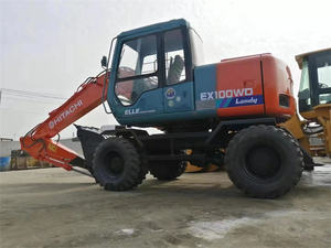 Excavadora de ruedas Hitachi Ex100WD, Excavadora de ruedas usada, Excavadora de ruedas Hitachi - Product Image 3