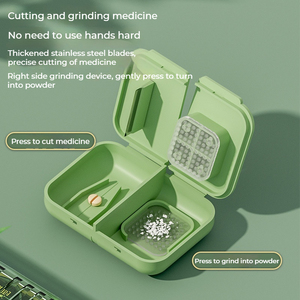 毎日4グリッドピルプラスチックピルボックスビタミン & サプリメント外出先でピルケースポータブル薬ボックス - Product Image 5