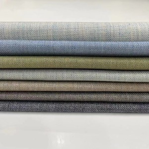 Tela de Poliéster y Viscosa con Logotipo Personalizado, Diseño TR, Efecto <span class=keywords><strong>M</strong></span>élange, para Confección de Trajes Masculinos de Marca, Uso Comercial - Product Image 5