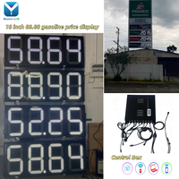 Panneaux LED pour stations-service, affichages des prix du carburant, panneaux de prix LED pour affichage en station-service