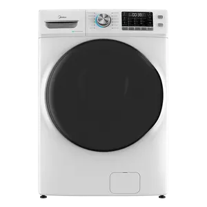 Paquete de lavadora + secadora de gran capacidad-Serie Avant Lavadora de carga frontal de 4,4 pies cúbicos con pantalla codificada por colores Blanco