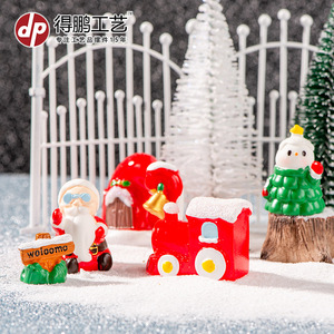ตุ๊กตาหิมะขนาดเล็ก Dp Craft ทำจากเรซิ่น ของตกแต่งคริสต์มาสสำหรับตกแต่งภายใน - Product Image 3