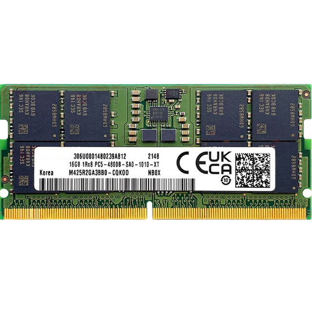 16GB DDR5 Memory Module, 16GB 4800MHz Laptop Memory Module M425R2GA3BB0-CQK