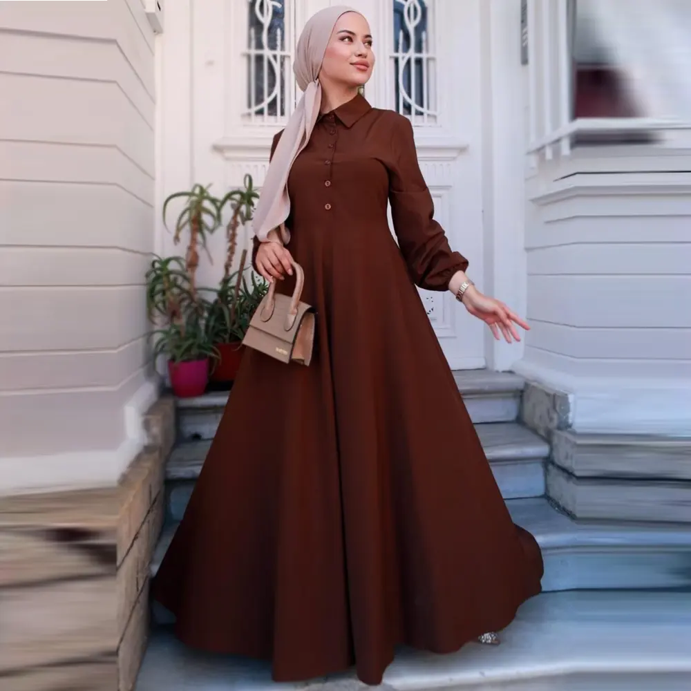 Stijlvolle Borka Moslim Mooie Istanbul Islamic Abaya Vrouwen Dubai Femmes Robe Musulmane 2023 Ontwerpen Stenen Werk