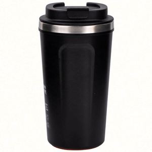 Taza de Café de Acero Inoxidable Aislada, Antiderrames, con Succión Mágica - Product Image 1