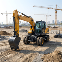 Promotion : Excavatrice sur roues XE155WGA de 15 tonnes avec godet de 0,65 m³ – Machine puissante pour la construction routière