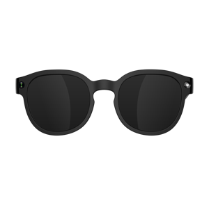 AI Smart Glasses Black Frame Plastic Titanium Single Camera Voice Control Type C Charging G1 - Product Image 1