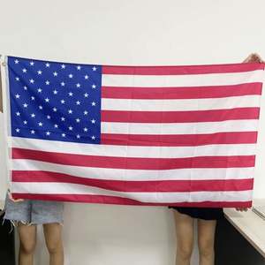 Drapeaux américains de pays nationaux personnalisés en polyester de haute qualité en gros, bannières drapeau du monde - Product Image 2
