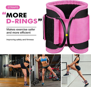 Fasce di resistenza alla caviglia con polsini glutei attrezzature per l'<span class=keywords><strong>allenamento</strong></span> <span class=keywords><strong>gambe</strong></span> fasce di resistenza per Kickbacks - Product Image 5