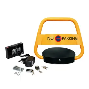 Barrera de bloqueo de estacionamiento de alta protección a prueba de agua, batería de recarga con Control remoto, fácil instalación