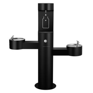 आउटडोर पीने के पानी का फव्वारा सार्वजनिक और कुत्ते पीने के फव्वारे के लिए गर्म स्टेनलेस स्टील फ्लोर खड़ा वाटर डिस्पेंसर - Product Image 2