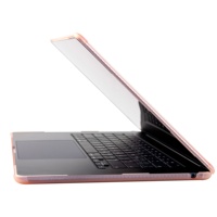 Convient pour macbook air 15 pouces étui Slim TPU PC antichoc anti-rayures avec Snap Reinforce Design Rose