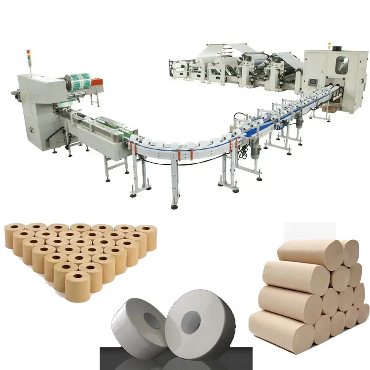 Machine de fabrication de papier hygiénique entièrement automatique YG pour la fabrication de serviettes en papier hygiénique