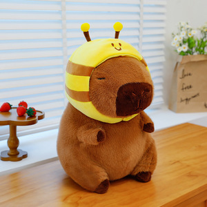 Juguete de Peluche Suave de Gran Tamaño de la Serie Capibara Kawaii Creativa, Popular de Dibujos Animados, Almohada de Capibara, Muñeco para Máquina de Garras, Venta al por Mayor - Product Image 6