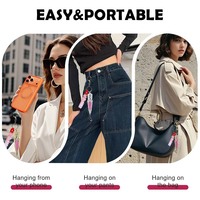 Gloss à lèvres repulpant liquide, fini mat, végétalien, minéral, longue tenue, avec porte-clés, marque privée, pour un maquillage tendance et éclatant