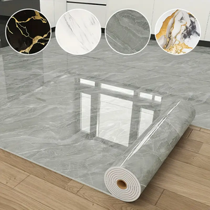 Autocollants Muraux et de <span class=keywords><strong>Sol</strong></span> Effet Marbre Ultra Épais, Décoration Murale Amovible Adhésive, Panneau Mural en <span class=keywords><strong>Vinyle</strong></span> Durable pour Revêtement de <span class=keywords><strong>Sol</strong></span> et Décoration, Rénovation Maison - Product Image 2