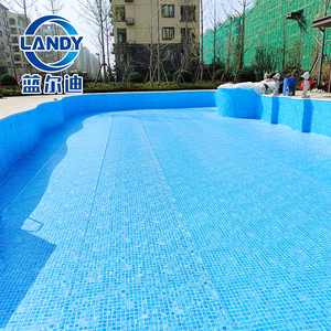 Revêtement de <span class=keywords><strong>piscine</strong></span> renforcé en PVC Landy conforme aux normes nationales et européennes pour utilisation par les adultes dans les piscines - Product Image 4