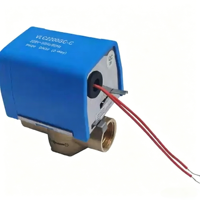 Actionneur de vanne de zone électrique 3 voies en laiton motorisé pour unité de ventilo-convecteur (FCU) CVC à rappel par ressort 220V DN15 DN20 DN25 OEM
