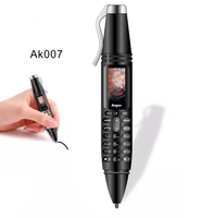 Stylo numérique intelligent avec caméra de téléphone Logo personnalisé Bureau Noir Rouge Argent Mince Corps en métal Stylo à bille torsadé gadgets technologiques
