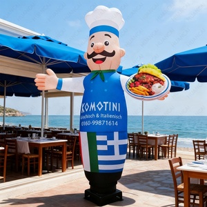 Muñeco Inflable Personalizado con Logotipo, <span class=keywords><strong>Bailarín</strong></span> Inflable para Publicidad, Decoración de Eventos al Aire Libre, Restaurante, Niño Inflable que Saluda con la Mano, Decoración Navideña - Product Image 4