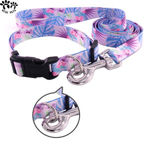 Collar de perro de diseño personalizado, conjunto de correa, impresión por transferencia de calor, Collar de Perro con logotipo personalizado, Collar <span class=keywords><strong>Popular</strong></span> para mascotas para perros y gatos - Product Image 5