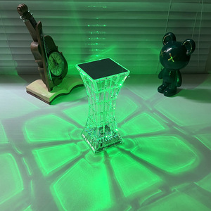 Đèn Hoa Hồng Kim Cương Cảm Ứng/Điều Khiển Từ Xa 3/16 Màu Đèn Bàn Pha Lê Đèn Ngủ LED USB Giáng Sinh Lãng Mạn Đèn Chiếu Tạo Không Khí - Product Image 2