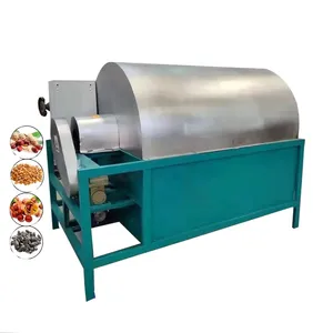 Automatic large Capacity Melon Seeds Nuts Peanuts Coffee Drum Electric Heating Drying Machine Hot Sale Oil Extraction Equipment