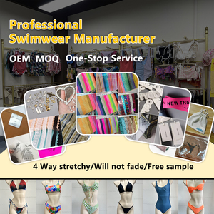 Ensemble de micro-bikinis personnalisés pour femmes 2024, vente chaude, <span class=keywords><strong>maillot</strong></span> de bain en tissu plissé, spandex/nylon, bikini imprimé - Product Image 6