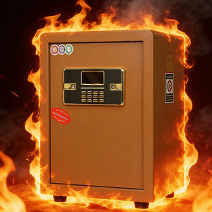 <span class=keywords><strong>Coffre</strong></span>-<span class=keywords><strong>fort</strong></span> ignifuge à double verrouillage, empreinte digitale, clé, acier laminé à froid robuste pour hôtels, bureaux, entrepôts, écoles, hôpitaux, banques - Product Image 6