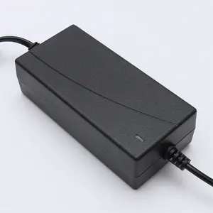 European Plug Adapter AC/DC 24V 2.5A Dual-Wire Stable 60W Output Power Adapter for Desktop LCD Display/LED Strip/Monitoring