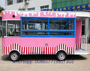 รถขายอาหารไฟฟ้าสำหรับถนนเคลื่อนที่รถตู้ไอศกรีมบิสกิต - Product Image 2