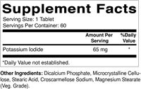 Produits de santé en gros : Comprimés d'iodure de potassium 500mg/1000mg pour adultes, dose personnalisable