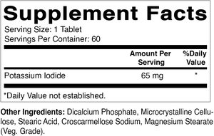 Productos para el cuidado de la salud al por mayor Yodo de potasio Yodato de potasio Yoduro de potasio Tabletas yodadas de potasio 65 mg - Product Image 5