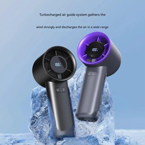 Portable <b>Handheld</b> Turbo <b>Fan</b> 100 Wind Speeds Adjustable Mini Personal <b>Fan</b> Battery Operated Electric Eyelash <b>Fan</b> - Product Image 2