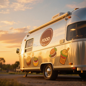 Camion de restauration mobile entièrement équipé avec réfrigérateur intégré, modèle 2025, à vendre - Product Image 6