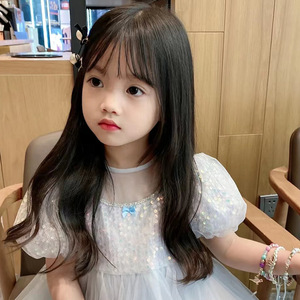 Nuovo modello di moda per neonati parrucca per capelli per <span class=keywords><strong>bambina</strong></span> lunga e diritta per bambini e bambine parrucca a onda naturale per parrucca <span class=keywords><strong>da</strong></span> <span class=keywords><strong>bambina</strong></span> - Product Image 3