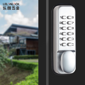 फैक्टरी सबसे अच्छी कीमत उच्च सुरक्षा डिजिटल लॉक एंटी-चोरी जस्ता मिश्र धातु पासवर्ड जीभ बटन आउटडोर यांत्रिक कोड दरवाजा लॉक - Product Image 4