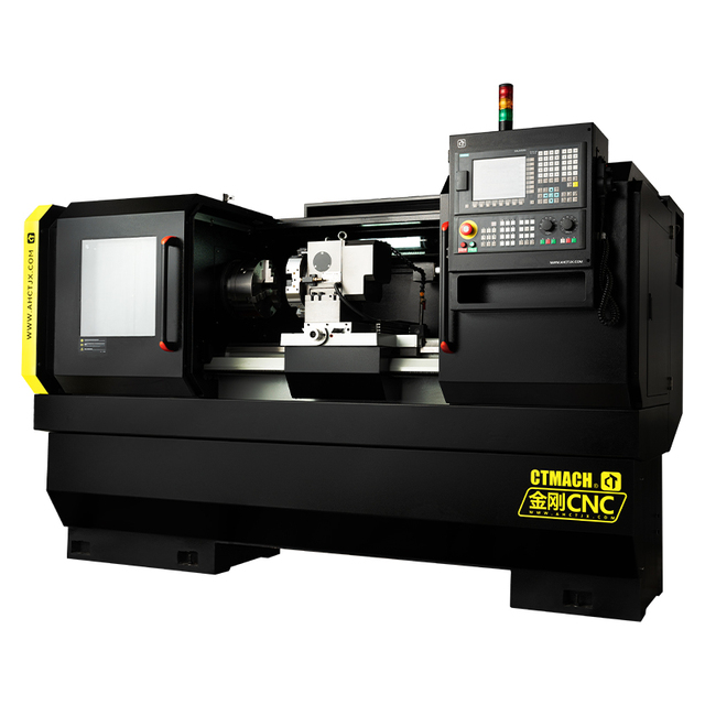 CTMACH CTCNC40C 6-Station Electric Tool Holder Large Hole Motor Core Component for Siemens 808D System on CNC Lathe