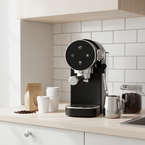 Machine à café expresso semi-automatique à commande numérique avec écran tactile intelligent pour la famille et l'hôtel, pour le café quotidien - Product Image 4