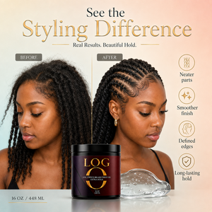 Gel coiffant extra fort pour tresses, torsades, cornrows et bordures, fixation forte pour tous types de cheveux, 16 oz (64 oz) - Product Image 2