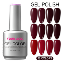 Vernis à ongles professionnel sans HEMA ni TPO |   Gel coloré pour ongles de qualité professionnelle, conforme aux normes européennes, non toxique et durable