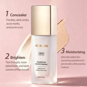 Base de Maquillaje Líquida que Cambia de Color PH, Base de Maquillaje de Marca Privada que Cambia de Color, Base de Maquillaje Mágica - Product Image 5