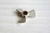 Palette de mélange à trois lames haute efficacité B2-10-1 SUS304 acier inoxydable 16mm ID 250mm OD moteur fabrication de produits chimiques alimentaires nouveau