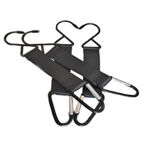 Sangle de rangement pour clôture de terrain de baseball en sangle acrylique avec mousquetons, organisateur suspendu portable pour sac d'entraînement sportif, logo personnalisé