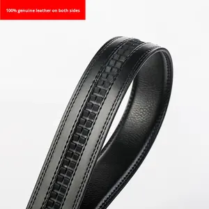 <span class=keywords><strong>Ceinture</strong></span> en cuir souple pour homme, décontractée et professionnelle, avec <span class=keywords><strong>boucle</strong></span> en cuivre, fabricant en stock, vente directe - Product Image 5