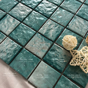 Molde cuadrado de porcelana de alta calidad, 306x306mm, azulejos de mosaico esmaltado para <span class=keywords><strong>piscina</strong></span> - Product Image 4