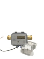 Compteur de chaleur ultrasonique compact pour la maison, écran LCD, matériau en laiton, LoRaWAN, RS485, vanne d'arrêt automatique, IP68, certifié MID OEM