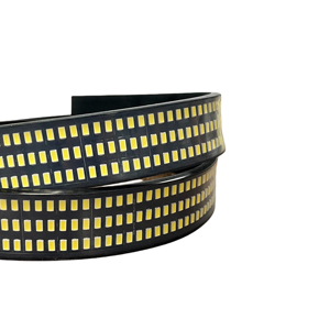 Bandes lumineuses <span class=keywords><strong>LED</strong></span> flexibles pour roues de <span class=keywords><strong>voiture</strong></span>, 5 rangées, blanc pur, 12V, fonction de respiration, accessoires automobiles - Product Image 4