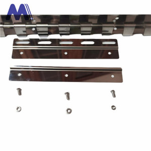 Cintres <span class=keywords><strong>et</strong></span> clips en acier inoxydable faciles à installer Rails suspendus pour rideaux en PVC - Product Image 1